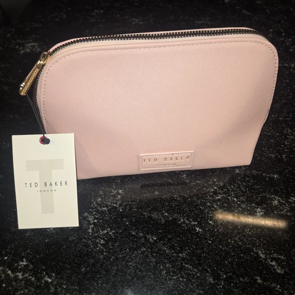 Ted Baker Pink Travel Cosmetic Pouch - Picture 2 of 5